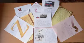 Учащиеся МАУ 12 города Ельца отправили 150 писем -поздравлений с Днем защитника Отечества для участников СВО