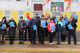Жители Тербунского района присоединились к традиционной всероссийской акции «Лыжня России»