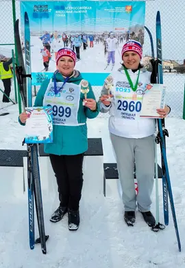 В Воловском районе 11 февраля прошел лыжный забег "Лыжня России 2023"