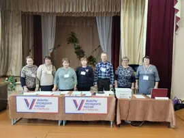 В Воловском округе члены женсоветов принимали активное участие в выборах  Президента