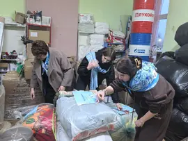 Активистки Союза женщин России Лев-Толстовского района поддержали акцию по сбору помощи участникам СВО