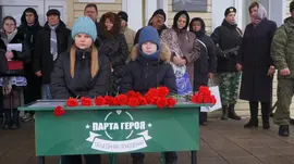 "Парту Героя" открыли в с. Талицкий Чамлык Добринского округа