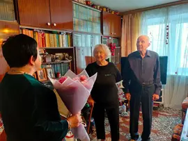 Афанасовы Станислав Андреевич и Нина Александровна отметили бриллиантовый юбилей супружеской жизни