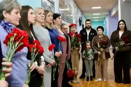 В с.Троицкое открыли мемориальную доску в честь участника СВО