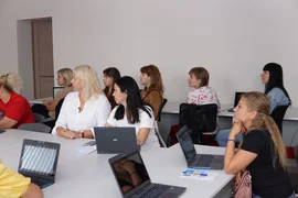 В преддверии нового учебного года активистки Задонского районного отделения СЖЛО встретились с молодыми педагогами района