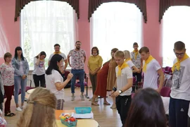 В преддверии нового учебного года активистки Задонского районного отделения СЖЛО встретились с молодыми педагогами района