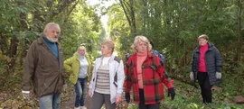 В селе Полибино Данковского района по доброй традиции, состоялся культурный субботник в усадьбе Нечаевых