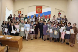В администрации Задонского района прошло торжественное мероприятие, посвящённое Дню учителя.