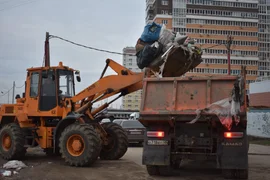 В минувшую пятницу прошел субботник в Елецком микрорайоне