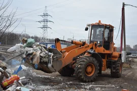 В минувшую пятницу прошел субботник в Елецком микрорайоне