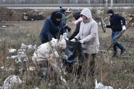 В минувшую пятницу прошел субботник в Елецком микрорайоне