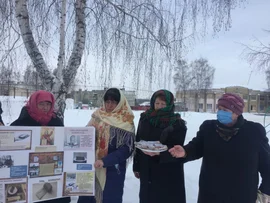 Была проведена Акция «Блокадный хлеб»