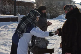 Работники Добровского дома культуры провели акцию памяти Блокадный хлеб