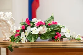 В Липецком городском отделении "Союза женщин Липецкой области" чествовали липчан, отметивших 65 лет супружеской жизни
