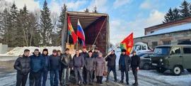В Тербунском районе собрали и передали гуманитарную помощь жителям Донбасса.
