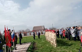19 апреля в селе Волово почтили память погибших от рук нацистских карателей