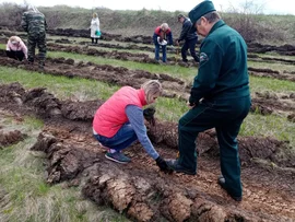  28 апреля Члены Воловского районного отделения Союза женщин приняли участие в Международной патриотической акции Сад памяти