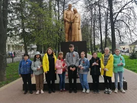 В Воловском районе прошли акции ко Дню Победы