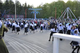 9 мая  на главной сцене в парке Победы г. Липецка   состоялась акция Синий платочек