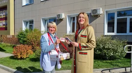 6 мая члены актива Союза женщин Елецкого района  приняли участие в Всероссийской акции "Красная гвоздика"