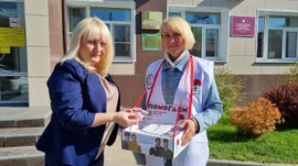 6 мая члены актива Союза женщин Елецкого района  приняли участие в Всероссийской акции "Красная гвоздика"