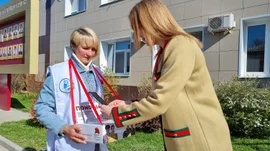 6 мая члены актива Союза женщин Елецкого района  приняли участие в Всероссийской акции "Красная гвоздика"