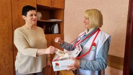 6 мая члены актива Союза женщин Елецкого района  приняли участие в Всероссийской акции "Красная гвоздика"