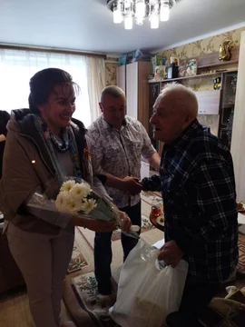 Надежда Гаврилова посетила и поздравила ветеранов Великой Отечественной войны Липецкого муниципального района