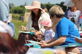 Пленэр "Акварельная поляна" прошел в Данковском районе