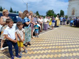 Открытие памятника Петру и Февронии Муромским состоялось сегодня в Большом Хомутце