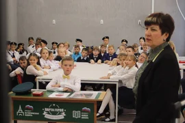 Школа №1 города Данкова стала базой для проведения акции "Парта Героя"