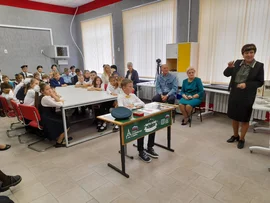 Школа №1 города Данкова стала базой для проведения акции "Парта Героя"