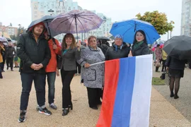 Делегация Добровского районного отделения ЛРОО "Союз  женщин Липецкой области" побывала в Липецке на митинге-концерте