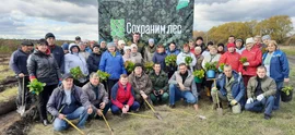 Активистки Воловского района приняли участие в акции "Сохраним лес"