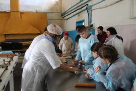 14 октября была организована экскурсия для детей с ограниченными возможностями здоровья на Краснинский хлебозавод
