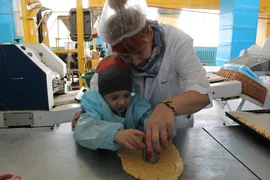 14 октября была организована экскурсия для детей с ограниченными возможностями здоровья на Краснинский хлебозавод