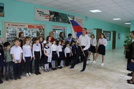 Сегодня школа села Вторые Тербуны присоединилась к Всероссийскому образовательному проекту "Парта Героя"