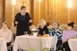 В клубе "ZOV сердца" состоялась встреча с родителями, жёнами, сёстрами мобилизованных данковчан
