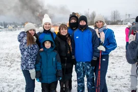 В Добровском районе прошел праздник для любителей активного отдыха "За здоровьем – в Святки!"