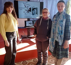 Актив Усманского женсовета свой визит в Усманский филиал Всероссийского общества слепых посвятил темам патриотизма