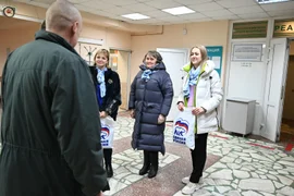 В преддверии Дня защитника Отечества представители Союза женщин Елецкого района посетили военный госпиталь Белгорода