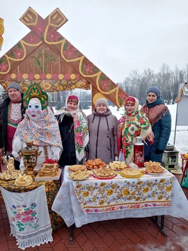 В последний день Масленицы в с. Волово прошел гастрономический фестиваль «Блин кружевной»