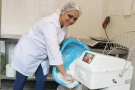 Председатель Союза женщин Елецкого района поблагодарила работников пекарни поселка Ключ жизни