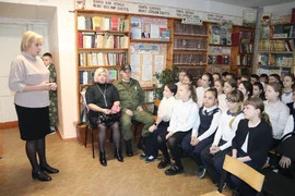 В Данковской средней школе номер 1 для четвероклассников прошёл патриотический час