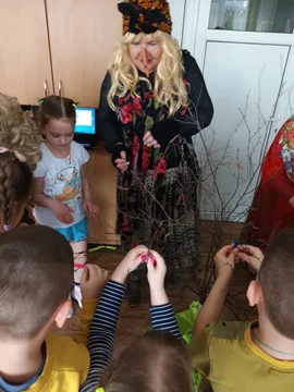 В Воловском районе провели фольклорный праздник для детей из детского сада «Искорка»