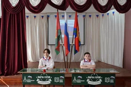 В филиале МБОУ СОШ им. В.Т. Чернова  в с. Васильевка Воловского района открыли Парты Героев