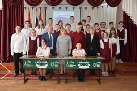 В филиале МБОУ СОШ им. В.Т. Чернова  в с. Васильевка Воловского района открыли Парты Героев