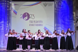 В Добринском районе торжественно открыли "год педагога и наставника"