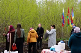 "Сад памяти" - общественное место с таким названием появилось  в Пашковском сельском поселении Усманского района