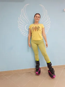 Член городского отделения Елецкого женсовета Татьяна Косарикова провела занятие по джампингу